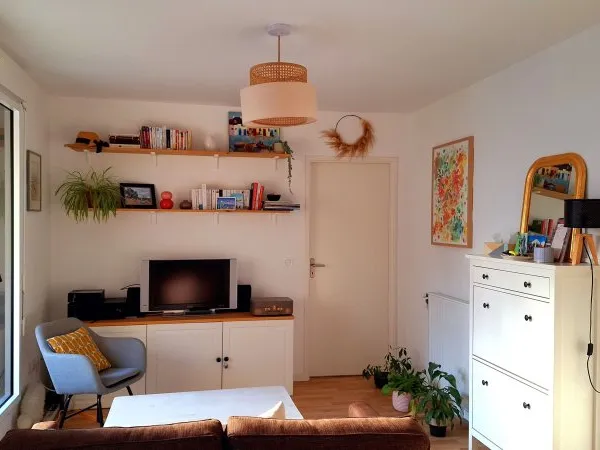 Appartement T2 meublé à louer - 40m² - Quartier la Courrouze à Rennes - Proche commerces et transpor