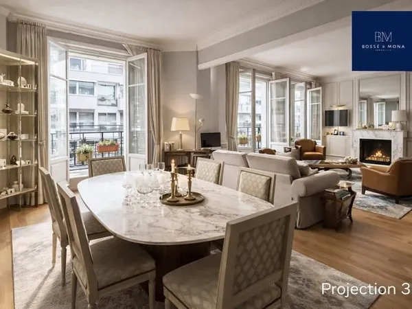 Auteuil - 4 pièces 120m2 + chambre de service 8m2