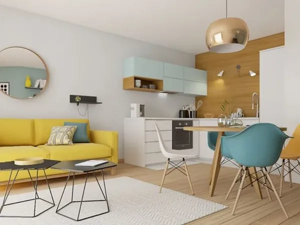 2 PIECES DERNIER ETAGE SANS VIS A VIS AVEC PARKING