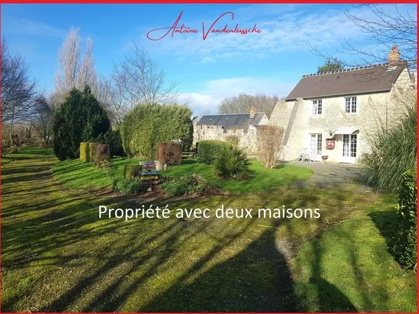 Propriété avec deux maisons, sur 1951m² de terrain