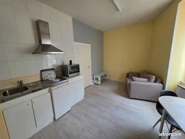 Appartement T1bis 26m2 proche gare à louer