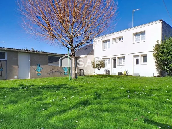 Jolie maison familiale à Saint-Nazaire avec jardin