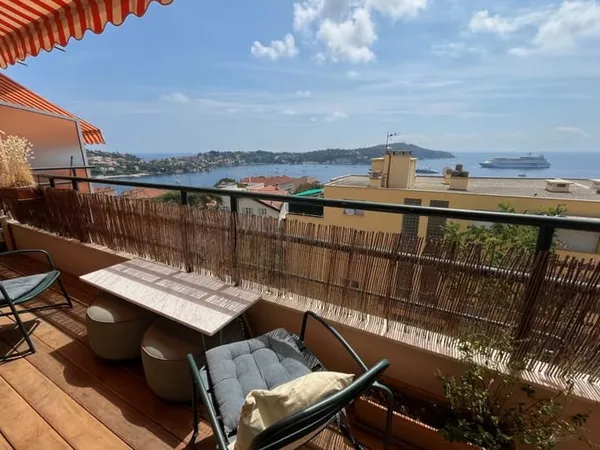 VILLEFRANCHE-SUR-MER MAGNIFIQUE APPARTEMENT 3 PIECES AVEC TE
