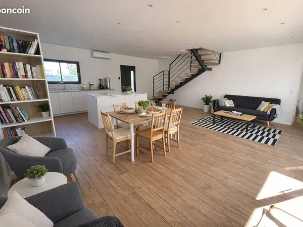 Villa contemporaine 5 pièces · 135 m² · Terrain 400 m² · DPE A · Garage