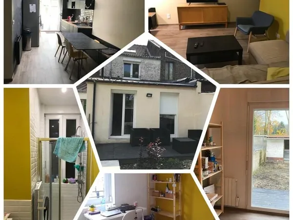 Colocation Étudiante - Maison Rénovée 106m² avec Jardin