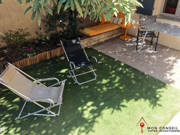 Maison de ville T3/4 rénovée avec jardin et patio