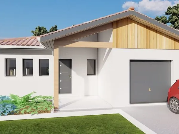 Maison neuve, 3 chambre à Vielle-Saint-Girons
