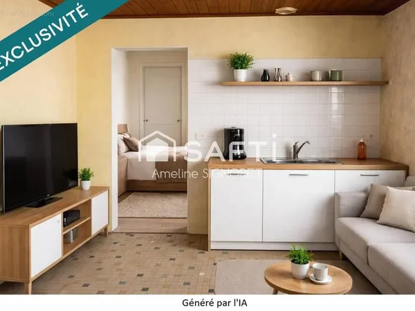 Studio 1 pièce 21 m²