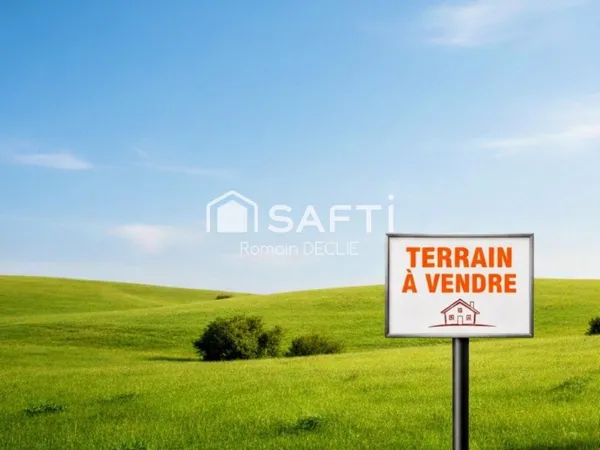 Terrain constructible de 1200m² ou 2 fois 600m² - vue magnifique