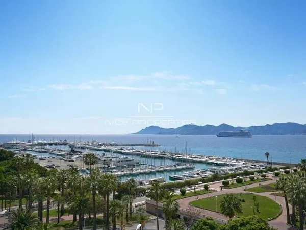 Cannes, quartier Croisette, 5 Pièces, Terrasse, Vue Mer