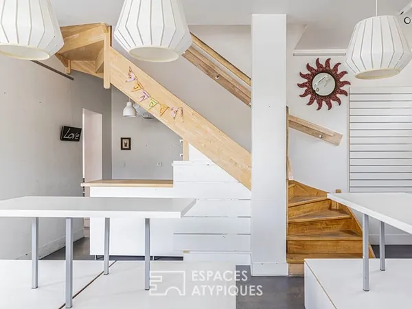 Duplex inversé quartier Dunois