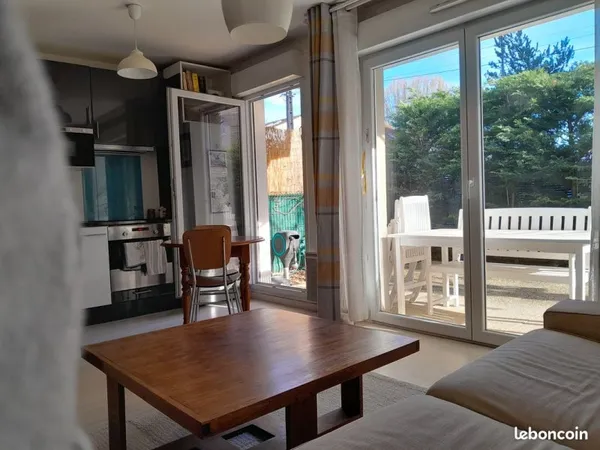 Appartement f2 quartier pavillonnaire jardin terrasse