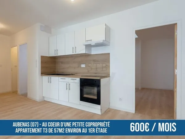 Appartement T3 au coeur d'Aubenas