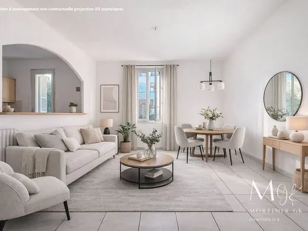 Appartement 3 pièces 56 m²