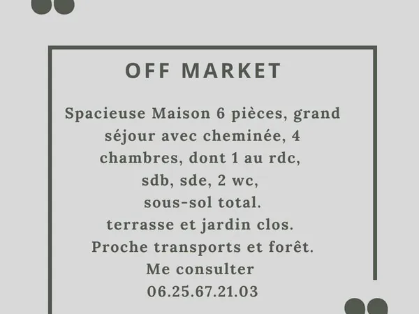 Maison 6 pièces 130 m²