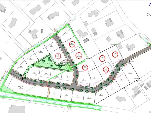 Terrain 670 m²