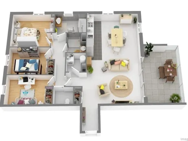 Appartement 4 pièces 92 m²