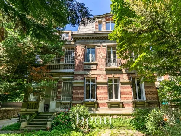 Vends maison 390m² Asnières Gare - Hôtel particulier - 6 chambres - Jardin