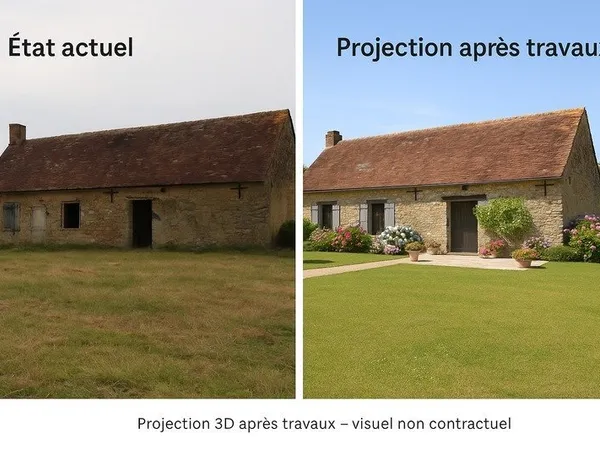 Maison à vendre 3 pièces MAREIL SUR LOIR (72)