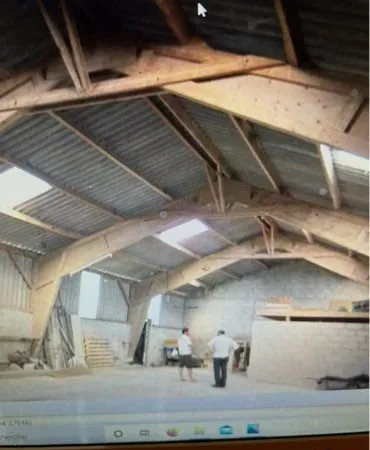 Maison de 100 m² et hangar de 500 m²