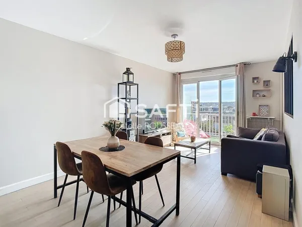 T3 lumineux avec balcon vue dégagée au calme