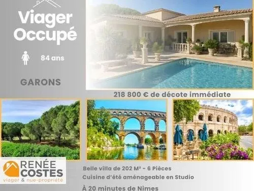 Viager occupé - F84 ans - GARONS (30128)