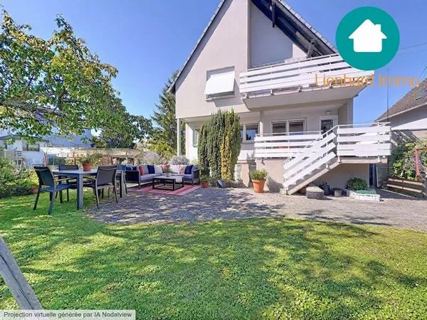 Maison 7p 200m2 avec jardin sur 5 ares 10 quartier calme