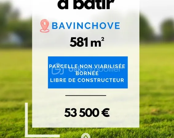 Terrain 581 m²
