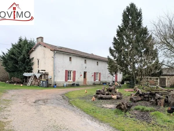 CHARME E TPOTENTIEL À LA CAMPAGNE, ANCIENNE FERMETTE INDÉPEN