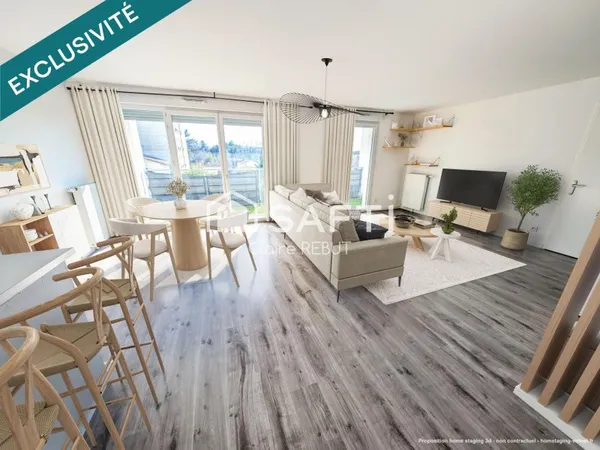 F4 80M² Bondy centre ville 8 mn à pied du T4