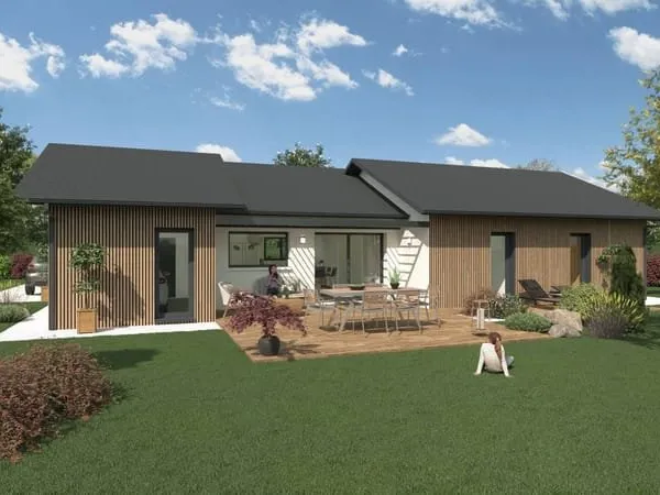 Terrain + maison 92 m² à Manhac (12160)