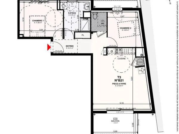 APPARTEMENT T3 NEUF A VENDRE SAINT POL DE LEON