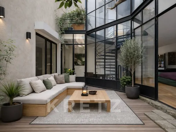 Paris V- Duplex comme une maison au calme absolu