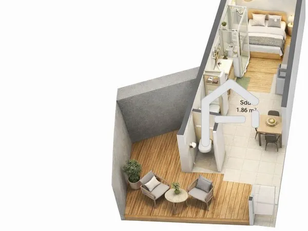 Appartement T2 à vendre à Toulouse - Idéal défiscalisation