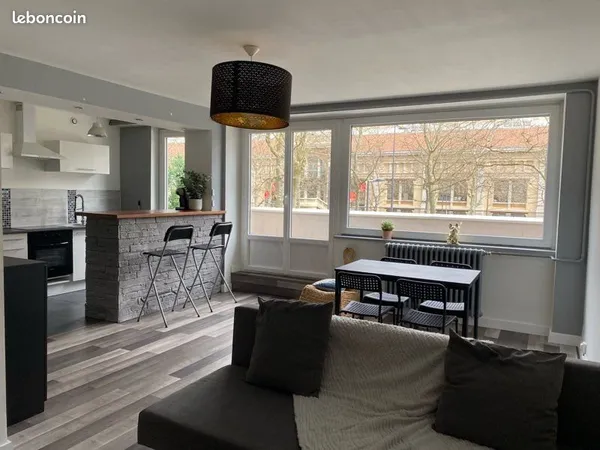 Appartement T3 meublé - Cours Fauriel