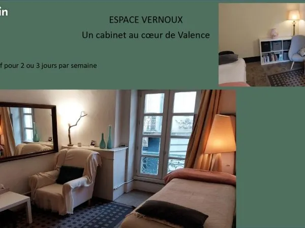 Location 1 bureau - cabinet partagé - Valence - les lundis