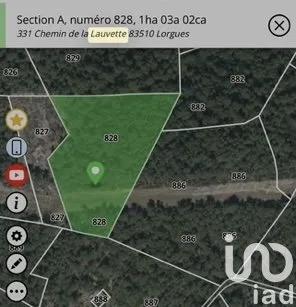 Terrain 10302 m²