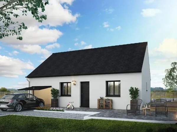 JOLIE MAISON DE 2 CHAMBRES AVEC GARAGE INTÉGRÉ - VILLAECO
