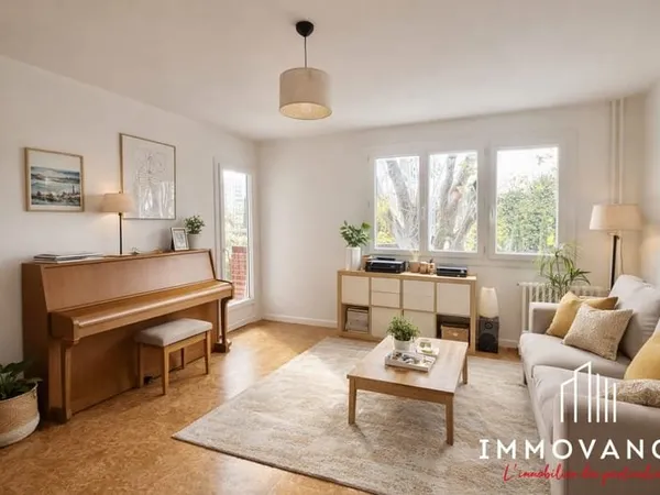 Appartement T3 avec balcon et cave