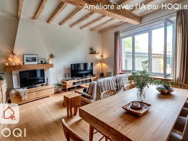 Dpt Charente Maritime (17), à vendre SAINT JEAN D'ANGELY maison P6 loué commerce, habitation et jard