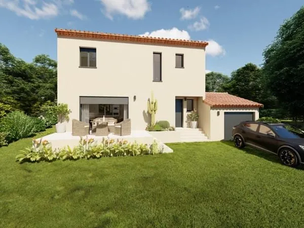 Villa de standing à étage 3 chambres avec garage