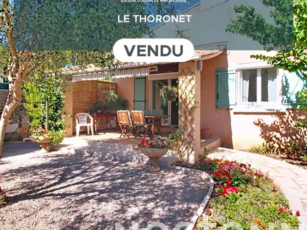 A VENDRE - Maison Le Thoronet 3 pièces 75 m2- Terrain 711m2- Garage