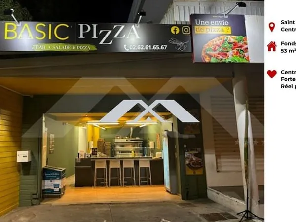 Fonds de commerce pizzeria Saint Louis