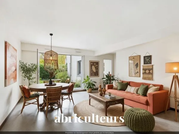 Appartement T2 avec jardin privatif - Le Pecq, proche Saint-Germain-en-Laye - Résidence sécurisée