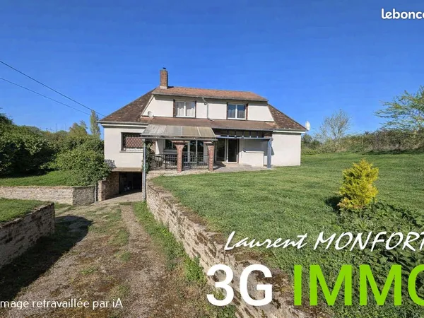 Vente | Maison et grand terrain | 5p | 132 m² | 17mns Gare Gisors | Terrasse · Balcon