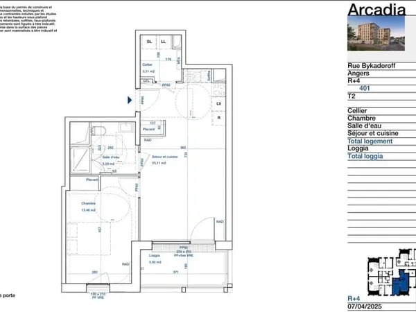 Appartement 2 pièces