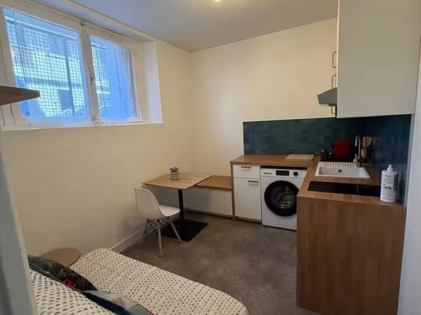 Studio meublé 20 m² - Centre-ville Toulouse, quartier Côte Pavée (bas)