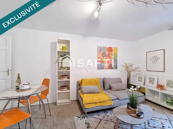 Charmant Studio avec espace chambre et jardin de 64m²