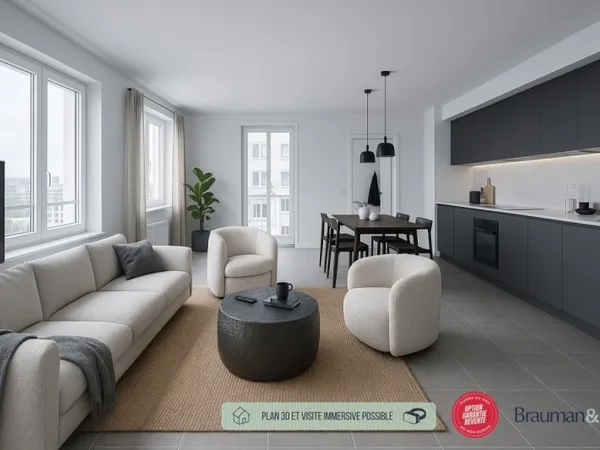 Appartement neuf et luxueux bien agencé à Saint- Maurice en livr