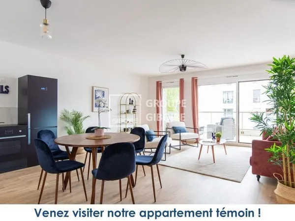 ACHAT - GROUPE GIBOIRE - APPARTEMENT TYPE 3 - CESSON-SEVIGNE - QUARTIER VIASILVA-LES PIERRINS